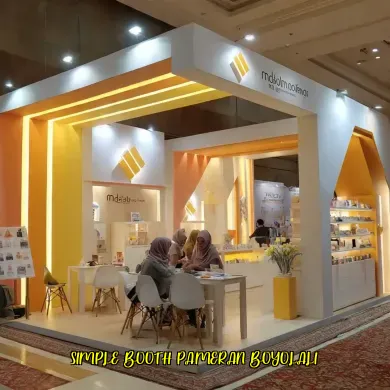 Simple Booth Pameran Boyolali
